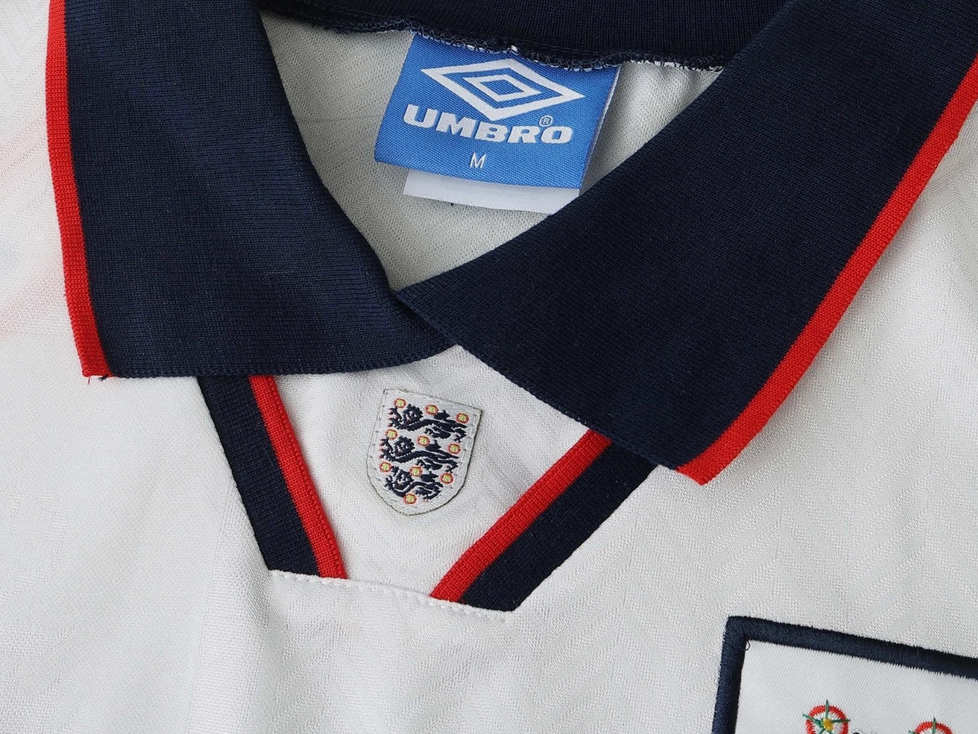 1993/1994 England Home Jersey – Retro Soccer Shirt