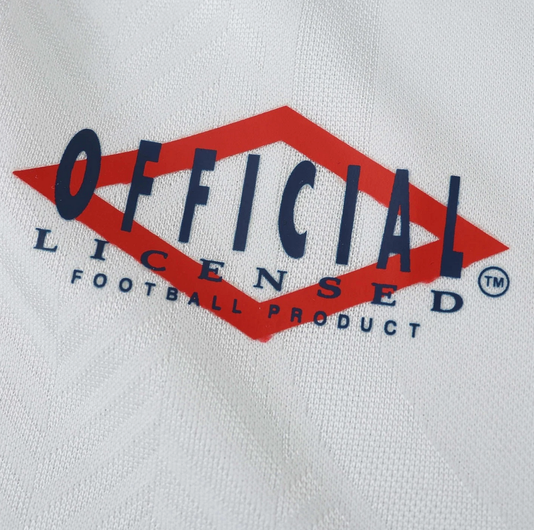 1993/1994 England Home Jersey – Retro Soccer Shirt