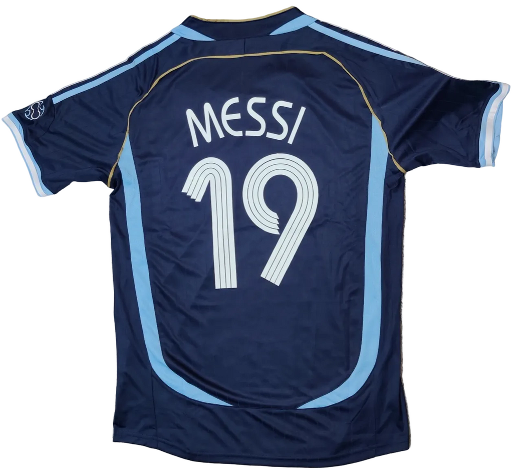 2006 Argentina Messi #19 Away Jersey – Retro Soccer Shirt