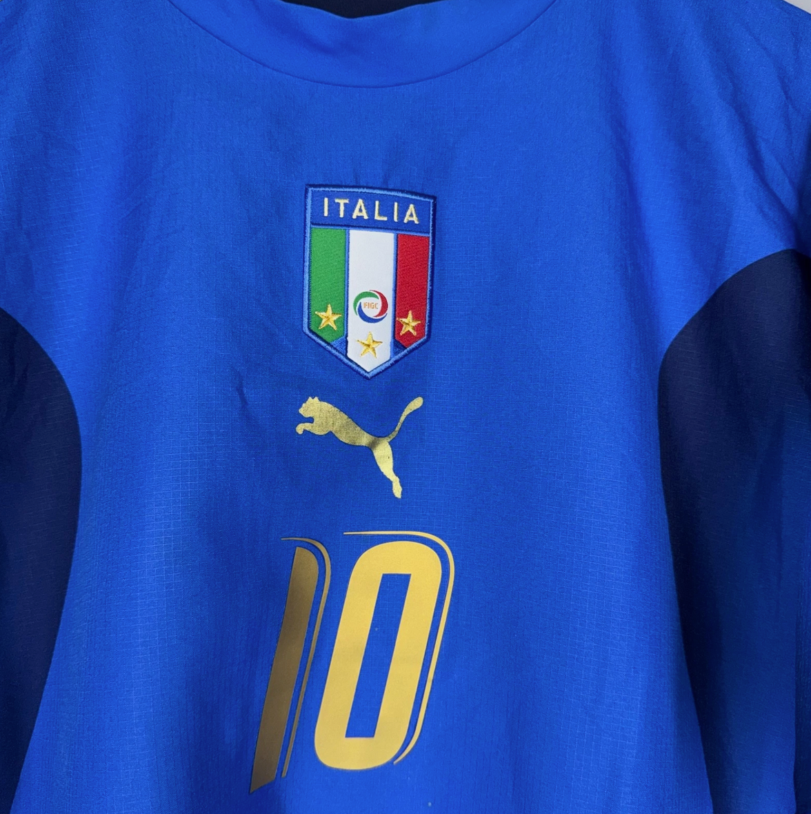 2006 Italy Totti #10 Home Jersey – Retro Soccer Shirt