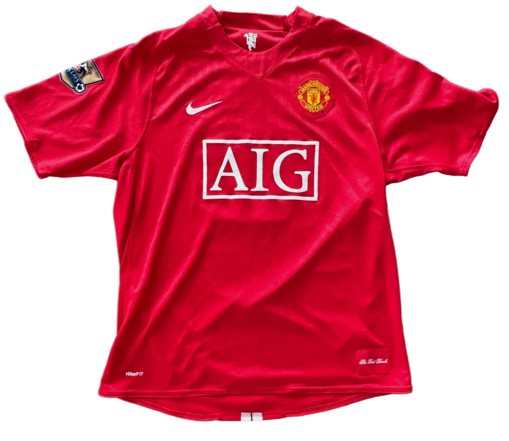 2008/2009 Manchester United F.C. Tevez #32 Home Jersey – Retro Soccer Shirt