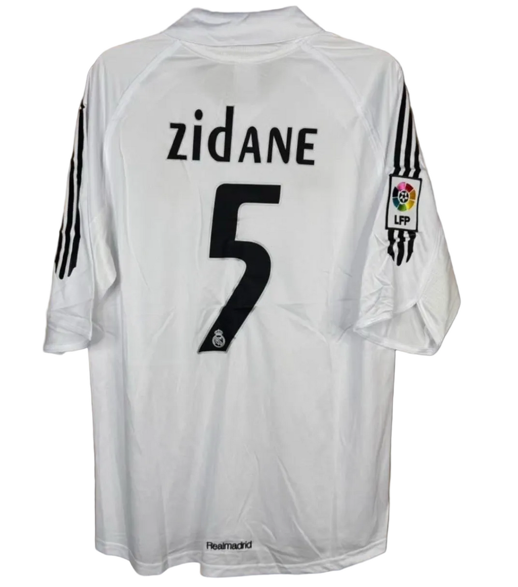 2005/2006 Real Madrid Zidane #5 Home Jersey – Retro Soccer Shirt