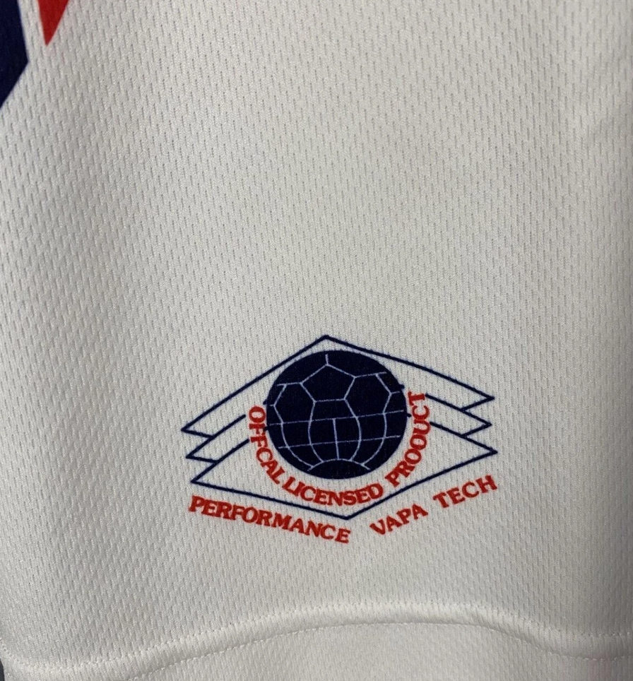 1997/1998 England Home Jersey – Retro Soccer Shirt