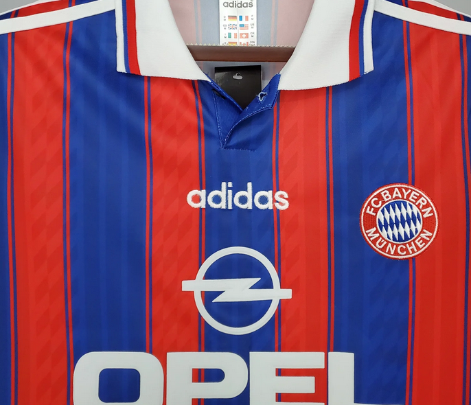 1996/1997 FC Bayern Munich Home Jersey - Retro Soccer Shirt
