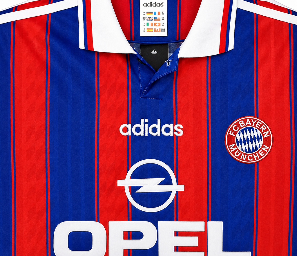 1996/1997 FC Bayern Munich Home Jersey - Retro Soccer Shirt