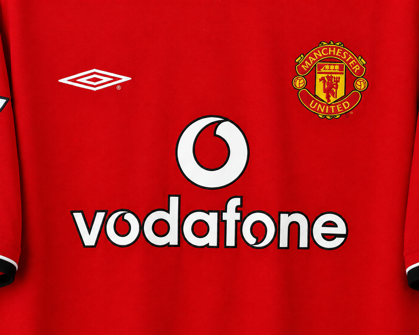 2000/2001 Manchester United F.C. Beckham #7 Home Jersey - Retro Soccer Shirt