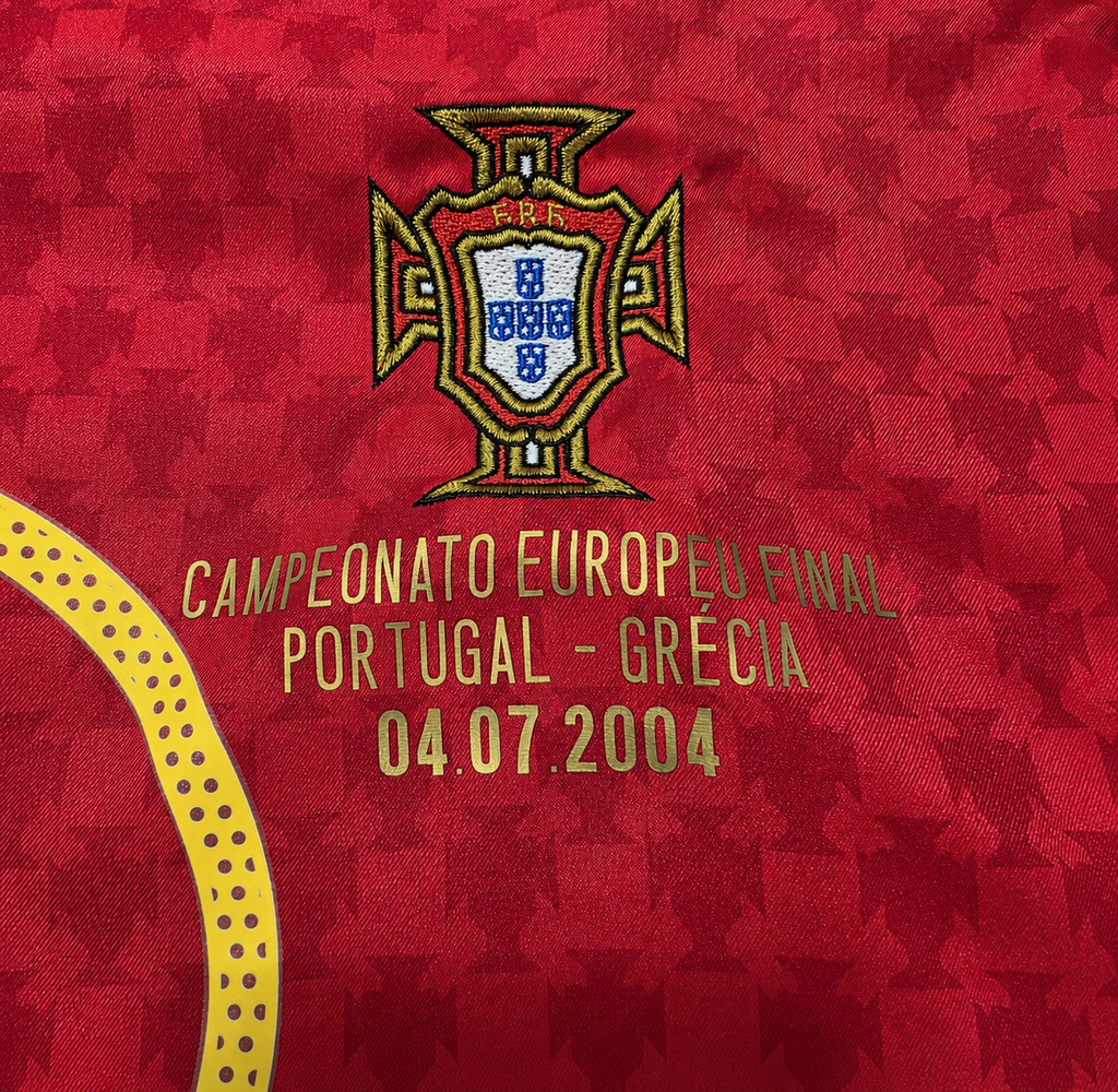 2004 Portugal Figo #7 Home Jersey – Retro Soccer Shirt