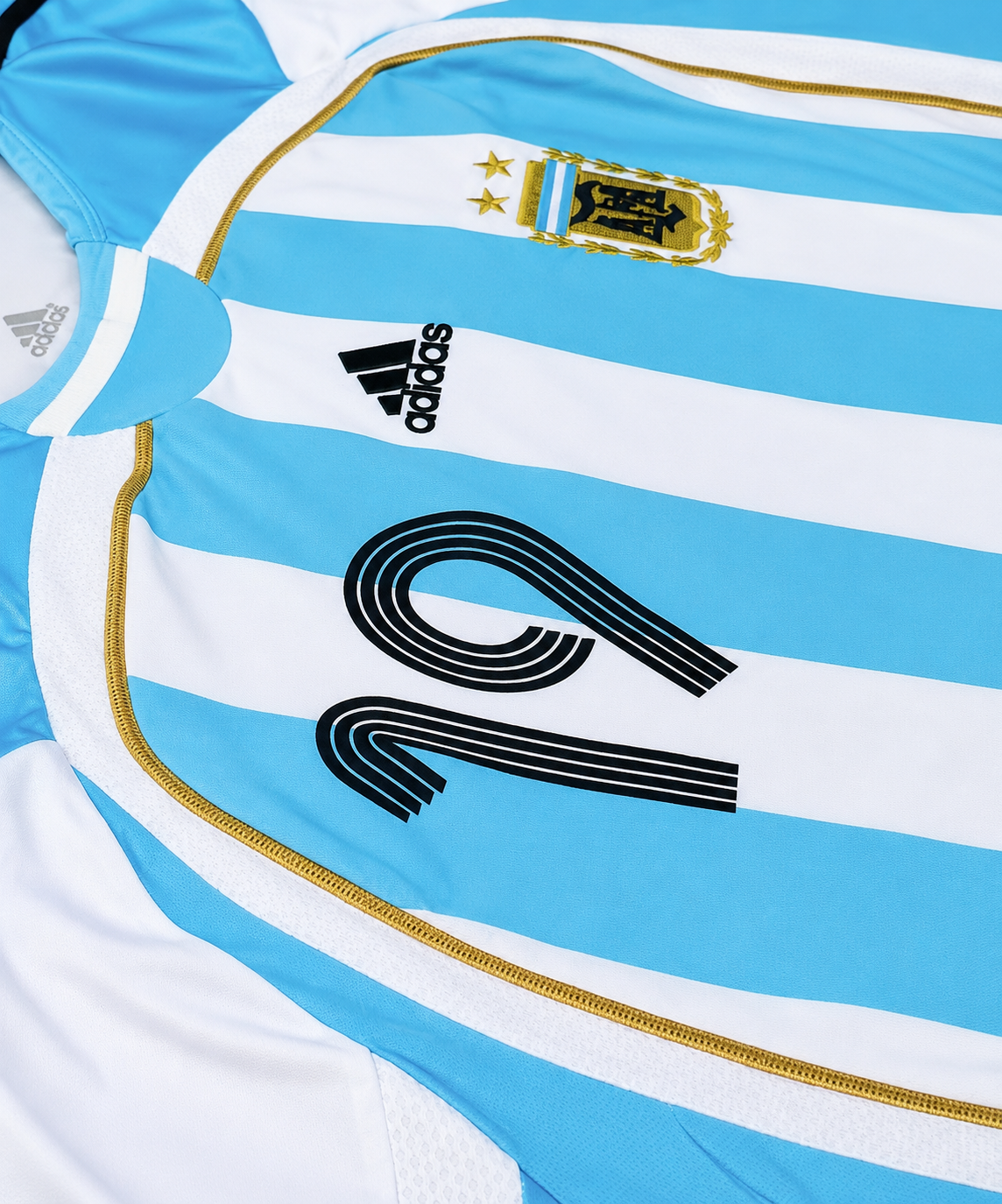 2006 Argentina Messi #19 Home Jersey – Retro Soccer Shirt