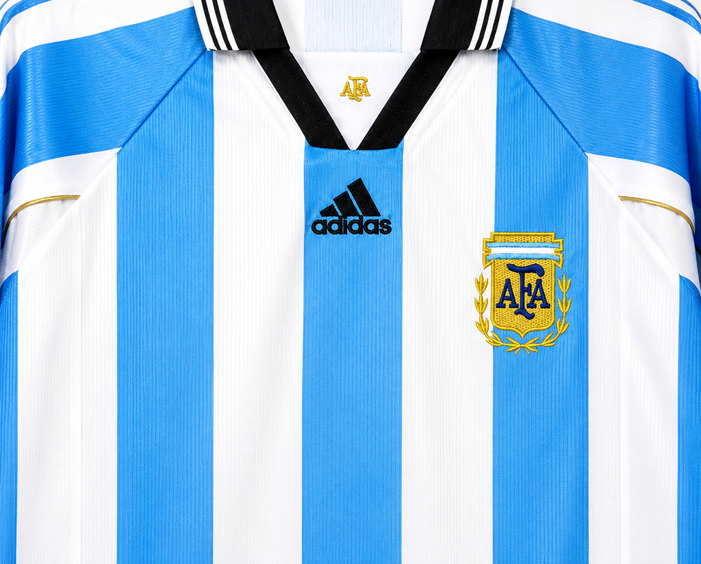 1998/1999 Argentina Home Jersey - Retro Soccer Shirt