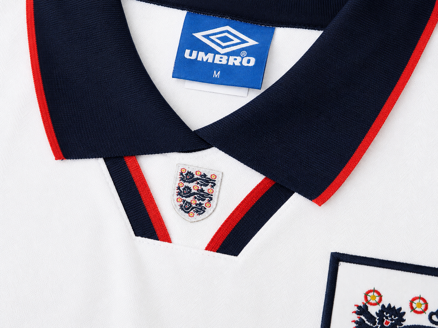1993/1994 England Home Jersey – Retro Soccer Shirt