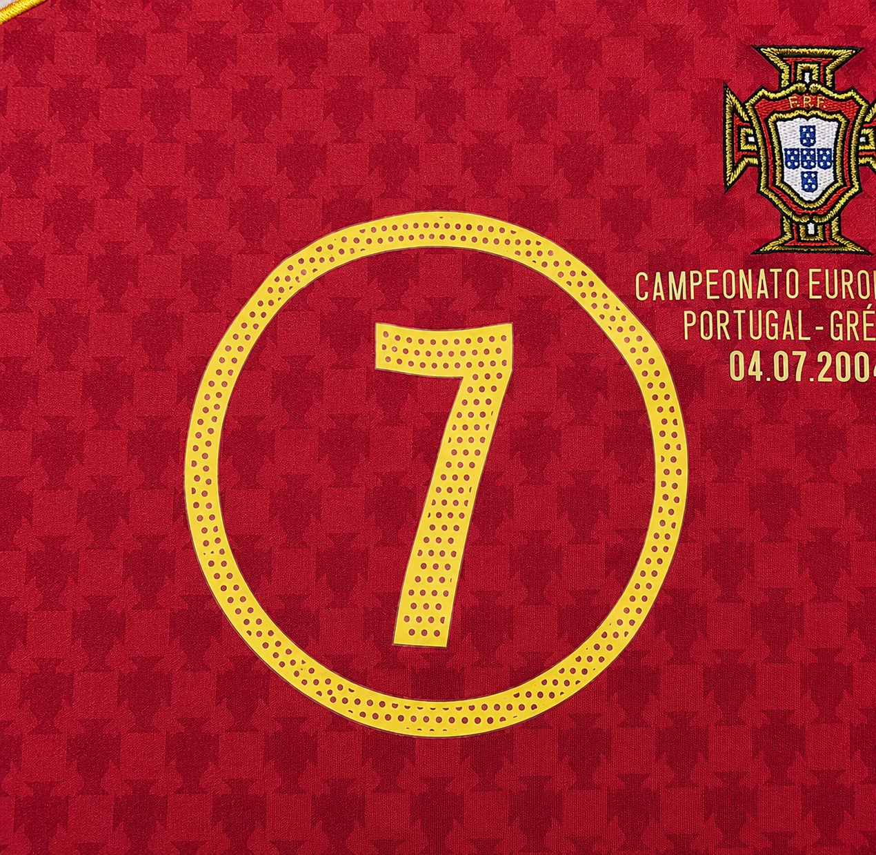 2004 Portugal Figo #7 Home Jersey – Retro Soccer Shirt