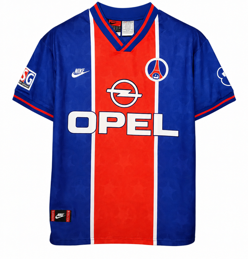 1995/1996 PSG Home Jersey - Retro Soccer Shirt – Vintage Soccer Nation